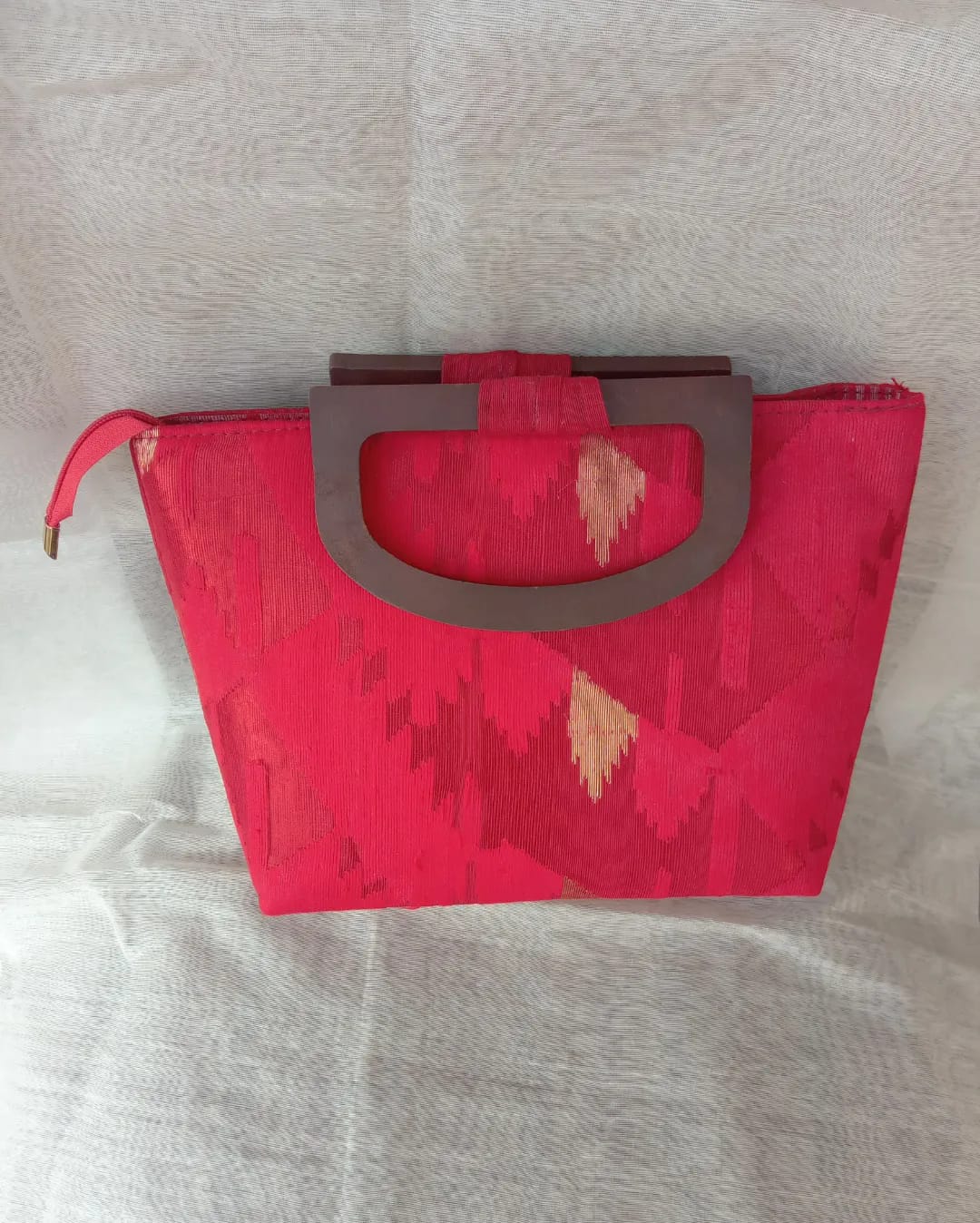 Jamdani Purse (Red)